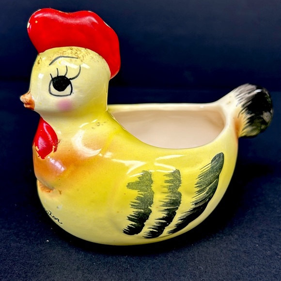 Retro /vintage JOSEF ORIGINALS anthropomorphic ceramic chicken egg separator - Picture 3 of 9